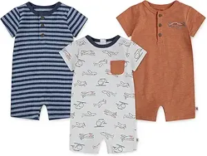 HUGGIES Baby Multi-pack Short Sleeve Romper